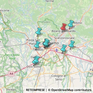 Mappa 20127 Bergamo BG, Italia (5.66636)
