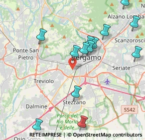 Mappa 20127 Bergamo BG, Italia (4.55615)
