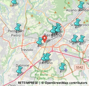 Mappa 20127 Bergamo BG, Italia (4.60533)