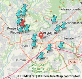Mappa 20127 Bergamo BG, Italia (4.02438)