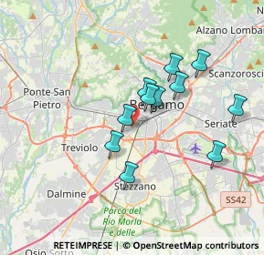 Mappa 20127 Bergamo BG, Italia (2.97909)