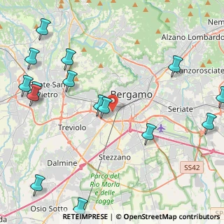 Mappa 20127 Bergamo BG, Italia (5.78467)