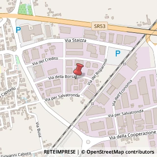 Mappa Via della Borsa, 14, 31033 Castelfranco Veneto, Treviso (Veneto)