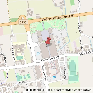 Mappa Via dei Carpani, N 6, 31033 Castelfranco Veneto, Treviso (Veneto)