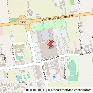 Mappa Via dei Carpani, 208, 31033 Castelfranco Veneto, Treviso (Veneto)