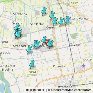 Mappa Via Padre Luigi Scrosoppi, 36056 Tezze sul Brenta VI, Italia (2.05778)