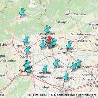 Mappa Via Padre Luigi Scrosoppi, 36056 Tezze sul Brenta VI, Italia (15.11722)