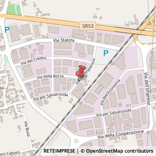 Mappa Via della Borsa, 12, 31033 Castelfranco Veneto, Treviso (Veneto)