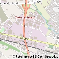 Mapa Albano Sant'Alessandro