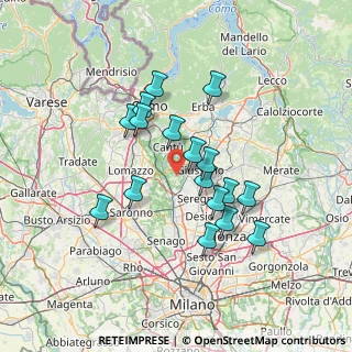 Mappa Presso centro co- medical, 20823 Lentate sul Seveso MB, Italia (12.01824)