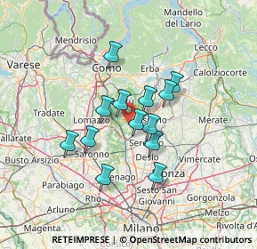 Mappa Presso centro co- medical, 20823 Lentate sul Seveso MB, Italia (10.17538)
