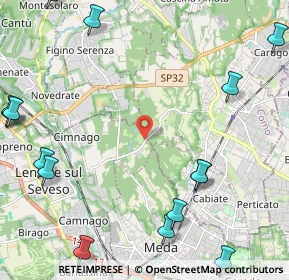 Mappa Presso centro co- medical, 20823 Lentate sul Seveso MB, Italia (3.21933)