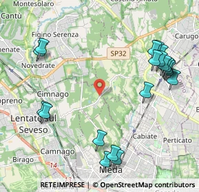 Mappa Presso centro co- medical, 20823 Lentate sul Seveso MB, Italia (2.5365)