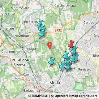 Mappa Presso centro co- medical, 20823 Lentate sul Seveso MB, Italia (1.926)