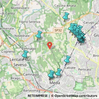 Mappa Presso centro co- medical, 20823 Lentate sul Seveso MB, Italia (2.4555)