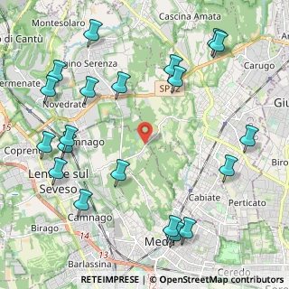 Mappa Presso centro co- medical, 20823 Lentate sul Seveso MB, Italia (2.6905)