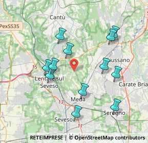 Mappa Presso centro co- medical, 20823 Lentate sul Seveso MB, Italia (3.70583)