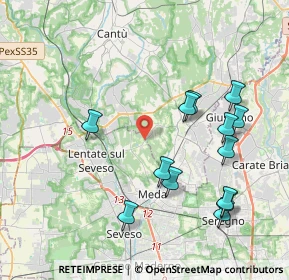 Mappa Presso centro co- medical, 20823 Lentate sul Seveso MB, Italia (4.21231)