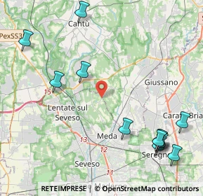 Mappa Presso centro co- medical, 20823 Lentate sul Seveso MB, Italia (5.475)