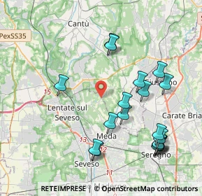 Mappa Presso centro co- medical, 20823 Lentate sul Seveso MB, Italia (4.39316)