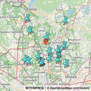 Mappa Presso centro co- medical, 20823 Lentate sul Seveso MB, Italia (7.71529)