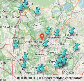 Mappa Presso centro co- medical, 20823 Lentate sul Seveso MB, Italia (10.479)