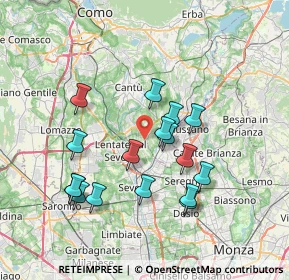 Mappa Presso centro co- medical, 20823 Lentate sul Seveso MB, Italia (6.79)