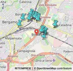 Mappa Via Boccaleone, 24125 Bergamo BG, Italia (0.7525)