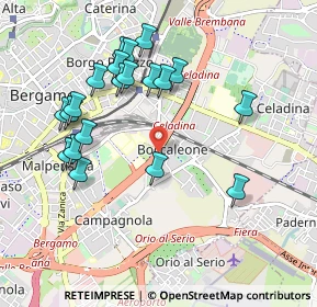 Mappa Via Boccaleone, 24125 Bergamo BG, Italia (0.987)