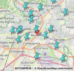 Mappa Via Boccaleone, 24125 Bergamo BG, Italia (2.21529)