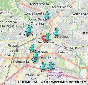 Mappa Via Boccaleone, 24125 Bergamo BG, Italia (2.16167)