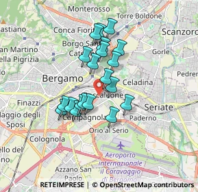 Mappa Via Boccaleone, 24125 Bergamo BG, Italia (1.322)