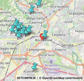 Mappa Via Boccaleone, 24125 Bergamo BG, Italia (2.16)