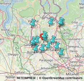 Mappa Via Pavia, 21049 Tradate VA, Italia (9.95533)