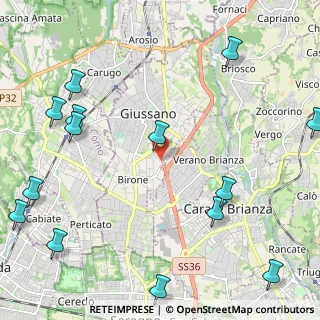 Mappa CAP, 20833 Giussano MB, Italia (3.07143)