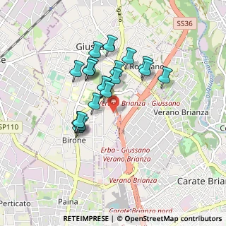 Mappa CAP, 20833 Giussano MB, Italia (0.7285)