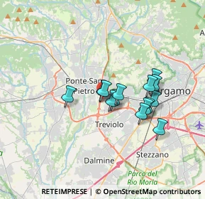 Mappa Via Padre Sala, 24035 Curno BG, Italia (2.60214)