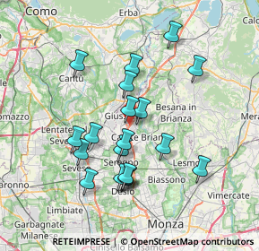 Mappa Strada Statale del Lago di Como e dello Spluga, 20843 Verano Brianza MB, Italia (6.63053)