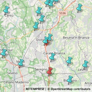 Mappa Strada Statale del Lago di Como e dello Spluga, 20843 Verano Brianza MB, Italia (6.259)
