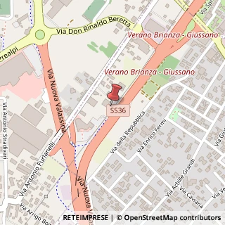 Mappa Strada Statale del Lago di Como e dello Spluga, 20843 Verano Brianza MB, Italia, 20843 Verano Brianza, Monza e Brianza (Lombardia)