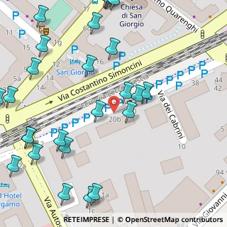 Mappa Via Costantino Simoncini, 24122 Bergamo BG, Italia (0.08077)