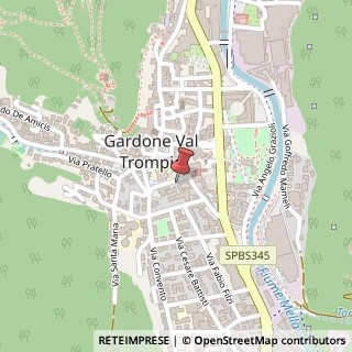 Mappa Via Don Zanetti, 1, 25063 Gardone Val Trompia, Brescia (Lombardia)