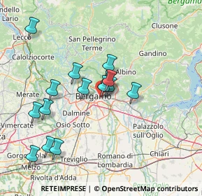 Mappa Via Giuseppe Mangili, 24125 Bergamo BG, Italia (13.59667)