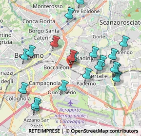 Mappa Via Giuseppe Mangili, 24125 Bergamo BG, Italia (2.0745)