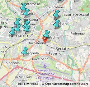 Mappa Via Giuseppe Mangili, 24125 Bergamo BG, Italia (2.39)