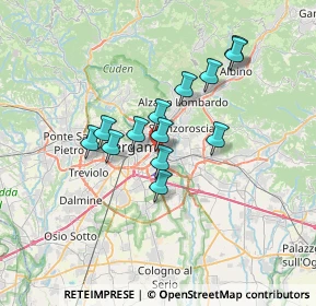 Mappa Via Giuseppe Mangili, 24125 Bergamo BG, Italia (5.32923)