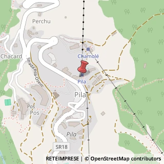 Mappa Via A. Moroni, 90, 11020 Gressan, Aosta (Valle d'Aosta)