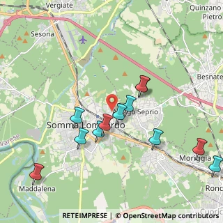 Mappa Via Don Selva, 21019 Somma Lombardo VA, Italia (2.01083)