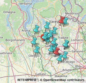 Mappa Via Don Selva, 21019 Somma Lombardo VA, Italia (10.773)