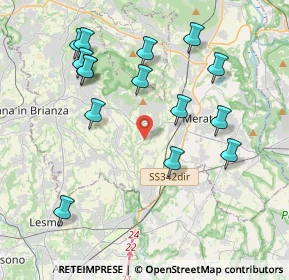 Mappa Via Monza, 23874 Montevecchia LC, Italia (4.19933)